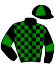 casaque portée par Nivard F. jockey du cheval de course JUST A MIDI, information pmu ZETURF