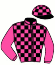 casaque portée par Abrivard A. jockey du cheval de course JASPER DES CHARMES, information pmu ZETURF