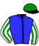 casaque portée par Thomain D. jockey du cheval de course LOTTA BOURBON, information pmu ZETURF