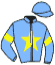 casaque portée par Duval C. M. jockey du cheval de course GUEPARD DE MONCHEL, information pmu ZETURF casaque portée par Duval C. M. jockey du cheval de course GUEPARD DE MONCHEL, information pmu ZETURF