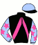 casaque portée par Raffin E. jockey du cheval de course LE JIBAY, information pmu ZETURF casaque portée par Raffin E. jockey du cheval de course LE JIBAY, information pmu ZETURF