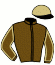 casaque portée par Dersoir-habib W. jockey du cheval de course INDIGO GEDE, information pmu ZETURF