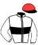 casaque portée par Roussel And. jockey du cheval de course JUSTICE D'EOLE, information pmu ZETURF