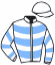 casaque portée par Raffin E. jockey du cheval de course LUCKY LADY D'AMOUR, information pmu ZETURF