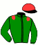 casaque portée par Dulong D. jockey du cheval de course LANKA, information pmu ZETURF