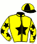casaque portée par Voisin A. jockey du cheval de course KALYOPIE DU CANET, information pmu ZETURF