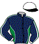 casaque portée par Van Pollaert Pie. jockey du cheval de course HECTOR DE CORDAY, information pmu ZETURF