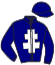 casaque portée par Mlle Leyssenne A. jockey du cheval de course IRINA DU LUPIN, information pmu ZETURF