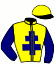 casaque portée par Thomain D. jockey du cheval de course JAZZY FLIGNY, information pmu ZETURF