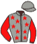 casaque portée par Bazire J. M. jockey du cheval de course KIM DE BEAUM, information pmu ZETURF