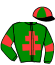 casaque portée par Ferrero F. jockey du cheval de course DUMA NEH D'ASTI, information pmu ZETURF