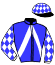 casaque portée par Angot A. jockey du cheval de course LITHIUM DES BOIS, information pmu ZETURF casaque portée par Angot A. jockey du cheval de course LITHIUM DES BOIS, information pmu ZETURF
