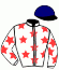 casaque portée par Bonne D. jockey du cheval de course KILLER FOR LOVA, information pmu ZETURF casaque portée par Bonne D. jockey du cheval de course KILLER FOR LOVA, information pmu ZETURF