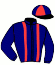 casaque portée par Thomain D. jockey du cheval de course KING DE GINAI, information pmu ZETURF casaque portée par Thomain D. jockey du cheval de course KING DE GINAI, information pmu ZETURF