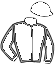 casaque portée par Goop Bjo. jockey du cheval de course HEARTBEAT THUNDER, information pmu ZETURF
