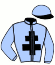 casaque portée par Boulard A. A. jockey du cheval de course ISABELLE STORY, information pmu ZETURF