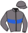 casaque portée par Callier Mme E. jockey du cheval de course KROKEUSE, information pmu ZETURF