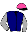 casaque portée par Daugeard Ph. jockey du cheval de course LA MISS ROYALE, information pmu ZETURF