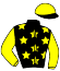 casaque portée par Lecoq M. jockey du cheval de course FEE LUCERNAISE, information pmu ZETURF