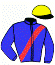 casaque portée par Ouvrie T. jockey du cheval de course ELISE ANA, information pmu ZETURF casaque portée par Ouvrie T. jockey du cheval de course ELISE ANA, information pmu ZETURF