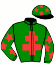 casaque portée par Bonne D. jockey du cheval de course LITTLE DRAGON, information pmu ZETURF casaque portée par Bonne D. jockey du cheval de course LITTLE DRAGON, information pmu ZETURF