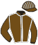 casaque portée par Bord T. jockey du cheval de course MARIGNANA JEEP, information pmu ZETURF