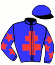 casaque portée par Maillard Jus. jockey du cheval de course JUSQUIAME, information pmu ZETURF casaque portée par Maillard Jus. jockey du cheval de course JUSQUIAME, information pmu ZETURF