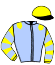 casaque portée par Pou Pou G. A. jockey du cheval de course KAPITEN DU MELEUC, information pmu ZETURF