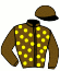 casaque portée par Roussel And. jockey du cheval de course LAMATTA, information pmu ZETURF