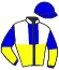 casaque portée par Raffin E. jockey du cheval de course YAHOO DIAMANT, information pmu ZETURF casaque portée par Raffin E. jockey du cheval de course YAHOO DIAMANT, information pmu ZETURF