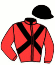 casaque portée par Andrieu F. M. jockey du cheval de course HOPE MONEY (FR), information pmu ZETURF