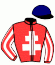 casaque portée par Fraigne Mlle I. jockey du cheval de course FUNKY JULRY (FR), information pmu ZETURF