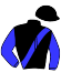 casaque portée par Desmarres Au. jockey du cheval de course GRANDVAL (FR), information pmu ZETURF