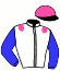 casaque portée par Lebourgeois Y. jockey du cheval de course HUITRE D'OR, information pmu ZETURF casaque portée par Lebourgeois Y. jockey du cheval de course HUITRE D'OR, information pmu ZETURF