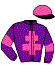 casaque portée par Elisabeth Chr. jockey du cheval de course HIRINA, information pmu ZETURF casaque portée par Elisabeth Chr. jockey du cheval de course HIRINA, information pmu ZETURF