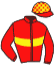 casaque portée par Lardillier Th. jockey du cheval de course KING FROMENTRO, information pmu ZETURF casaque portée par Lardillier Th. jockey du cheval de course KING FROMENTRO, information pmu ZETURF