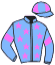 casaque portée par Ricart J. Y. jockey du cheval de course KIMIE JIHEM, information pmu ZETURF