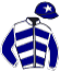 casaque portée par Trullier T. jockey du cheval de course FLOWERSPRING, information pmu ZETURF casaque portée par Trullier T. jockey du cheval de course FLOWERSPRING, information pmu ZETURF