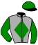 casaque portée par Weissmeier Mlle E. R. jockey du cheval de course GORBI, information pmu ZETURF casaque portée par Weissmeier Mlle E. R. jockey du cheval de course GORBI, information pmu ZETURF