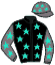 casaque portée par Pietsch A. jockey du cheval de course MURMILLO, information pmu ZETURF casaque portée par Pietsch A. jockey du cheval de course MURMILLO, information pmu ZETURF
