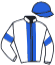 casaque portée par Gaillard Q. jockey du cheval de course KALINA DES LUCAS, information pmu ZETURF casaque portée par Gaillard Q. jockey du cheval de course KALINA DES LUCAS, information pmu ZETURF