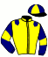 casaque portée par Adelaide Th. jockey du cheval de course ITALIANO, information pmu ZETURF