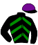 casaque portée par Avoine Mlle F. jockey du cheval de course GOVANON, information pmu ZETURF