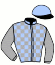 casaque portée par Pocovi Mme S. jockey du cheval de course HOLD UP MESSI, information pmu ZETURF casaque portée par Pocovi Mme S. jockey du cheval de course HOLD UP MESSI, information pmu ZETURF