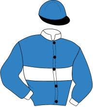 casaque portée par Binimelis Pena M.A. jockey du cheval de course INSIGNIA, information pmu ZETURF
