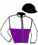 casaque portée par Riera Bennasar Gui. jockey du cheval de course KURIANT DECO, information pmu ZETURF