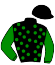casaque portée par Forteza Riera Jau. jockey du cheval de course GENERAL BIRD, information pmu ZETURF