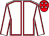 casaque portée par Pasquier S. jockey du cheval de course VIAREGGIO, information pmu ZETURF