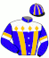 casaque portée par Lugauer C. jockey du cheval de course FERRARI SISU (SE), information pmu ZETURF