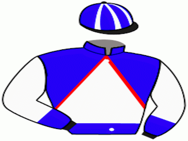 casaque portée par Ouvrie F. jockey du cheval de course SHARP DREAM, information pmu ZETURF